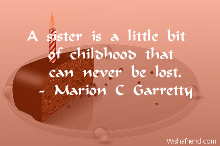 Sister Birthday Quotes