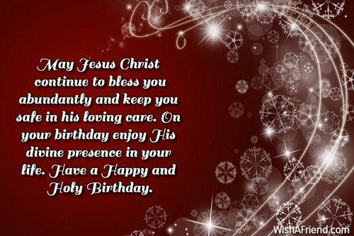 Christian Birthday Greetings