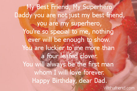 Dad Birthday Poems