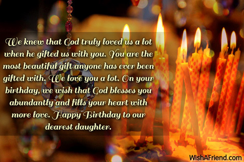 Birthday Wishes For Daughter