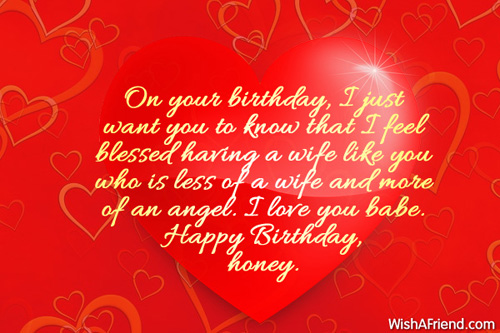 Birthday Wishes For Wife