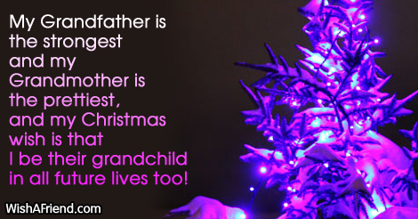 My Grandfather is the strongest and, Christmas Message for 