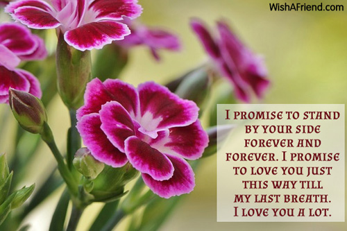 i promise to love you forever poems