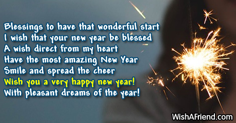 blessings to have that wonderful start new year message blessings to have that wonderful start new year message