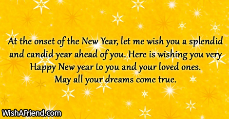 New Year Sayings