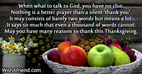 Reasons To Thank God, Thanksgiving Poem