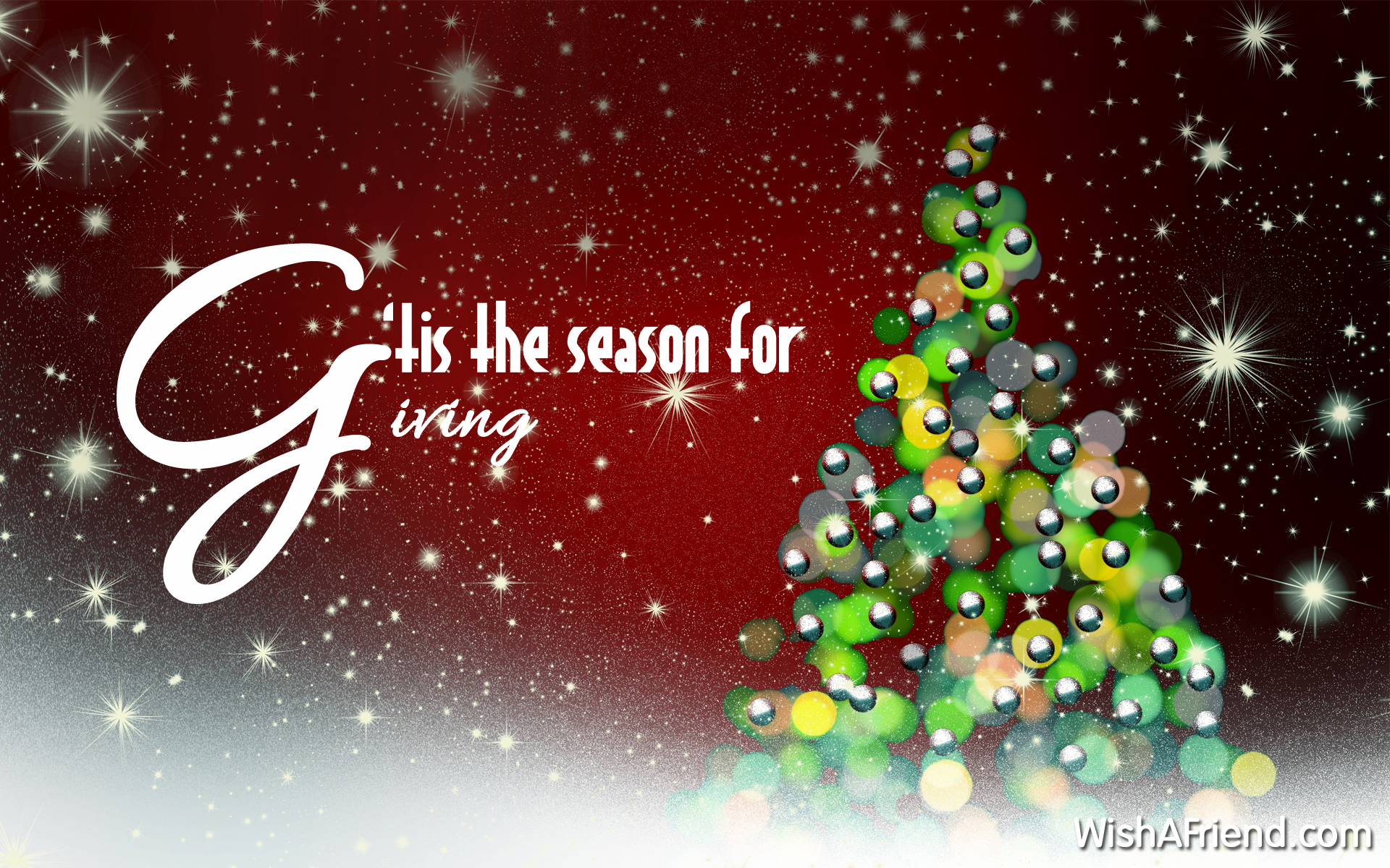 tis the season for giving